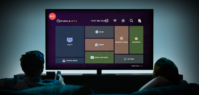 تشغيل IPTV على شاشة سمارت